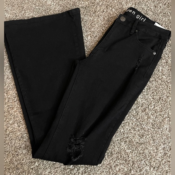 Black Madden Girl Penny High Rise Flare - Picture 1 of 10